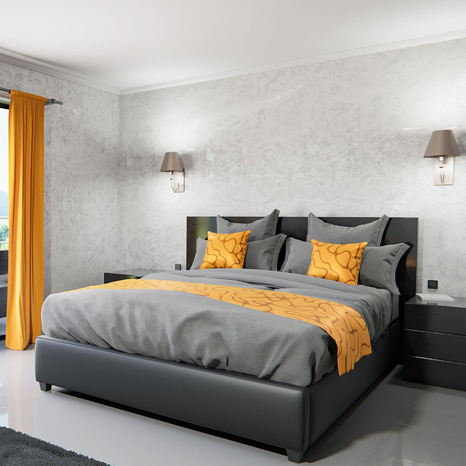 Revêtement Perles de Verre motif "Brossé" - 15m² | 350g/m²